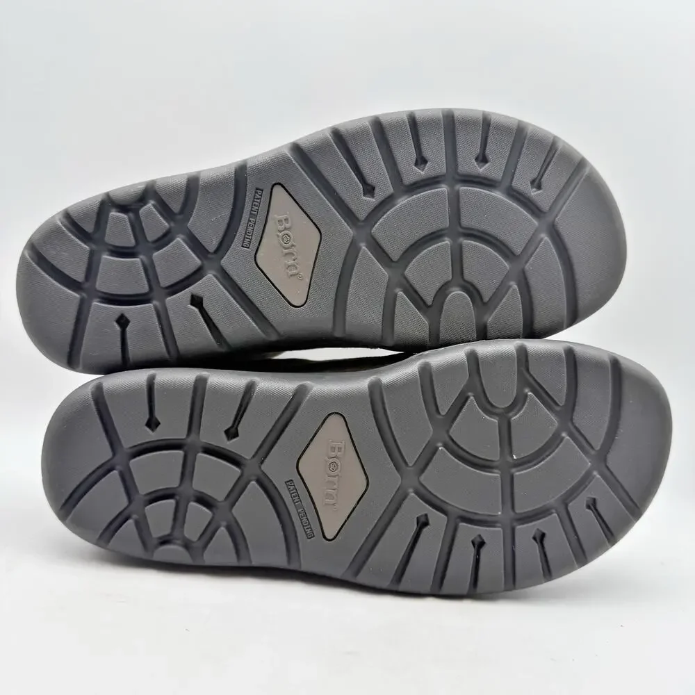 Born Mens Nigel 3-Eye Oxford Shoes US 8 M EU 41 Grey Nubuck Leather NIB